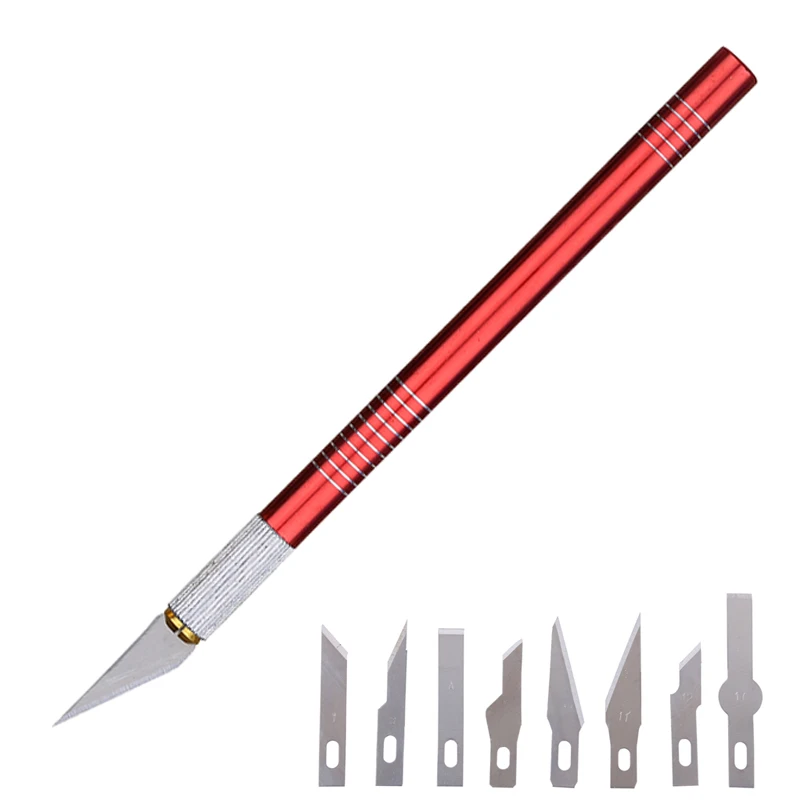 10pcs/lot DIY Craft Artwork Cutting Knife Hobby Engraving Carving Knife Chiseling Model Repairing Sculpture Knife