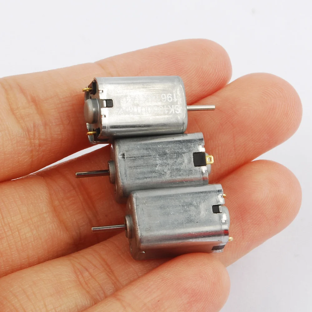 wholesales 20pcs Strong magnetic  10*10MM square Micro motor large torque mini six pole 6V-9V dc 9700-14700 rpm