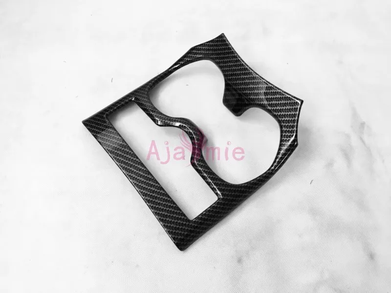 2014-2017 Interior Water Cup Holder Cover Trim Carbon Fiber Color  Chrome Car Styling For Nissan X-trail Xtrail Accessories