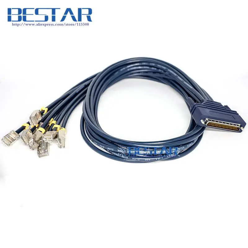 

DB68 CAB-OCTAL-ASYNC 8 lead RJ45 Cable 3m 10ft for Cisco 2509 2510 2511 2512 Router NeworK Router Cable 2610+NM-16A NM-32A