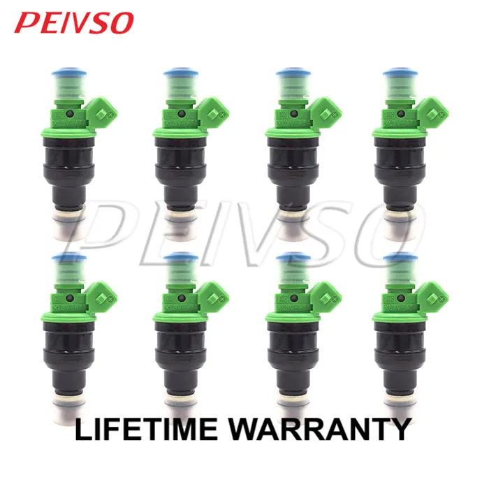 

PEIVSO 8pcs 0280150558 XL3V-A5A 42lb 440CC Fuel Injector For Chevrolet Camaro 85~02 Corvette 85~04 Impala 94~96 7.0L V8