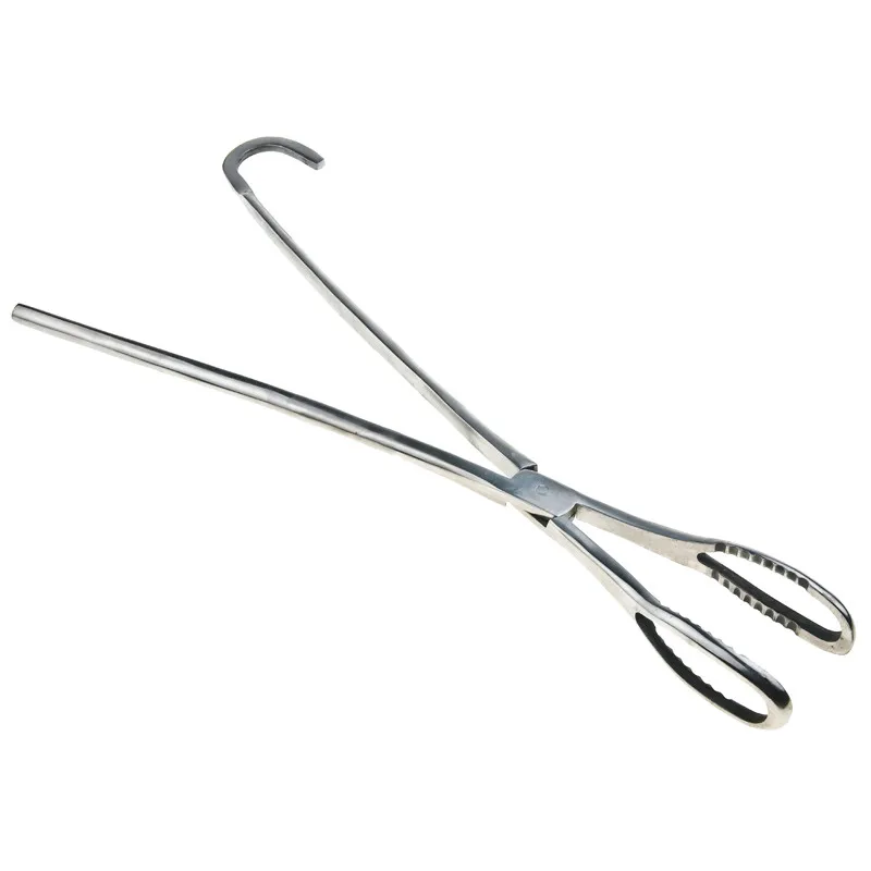 Stainless steel midwifery forceps, midwife clip pig, cattle and sheep with midwifery forceps, production hook one