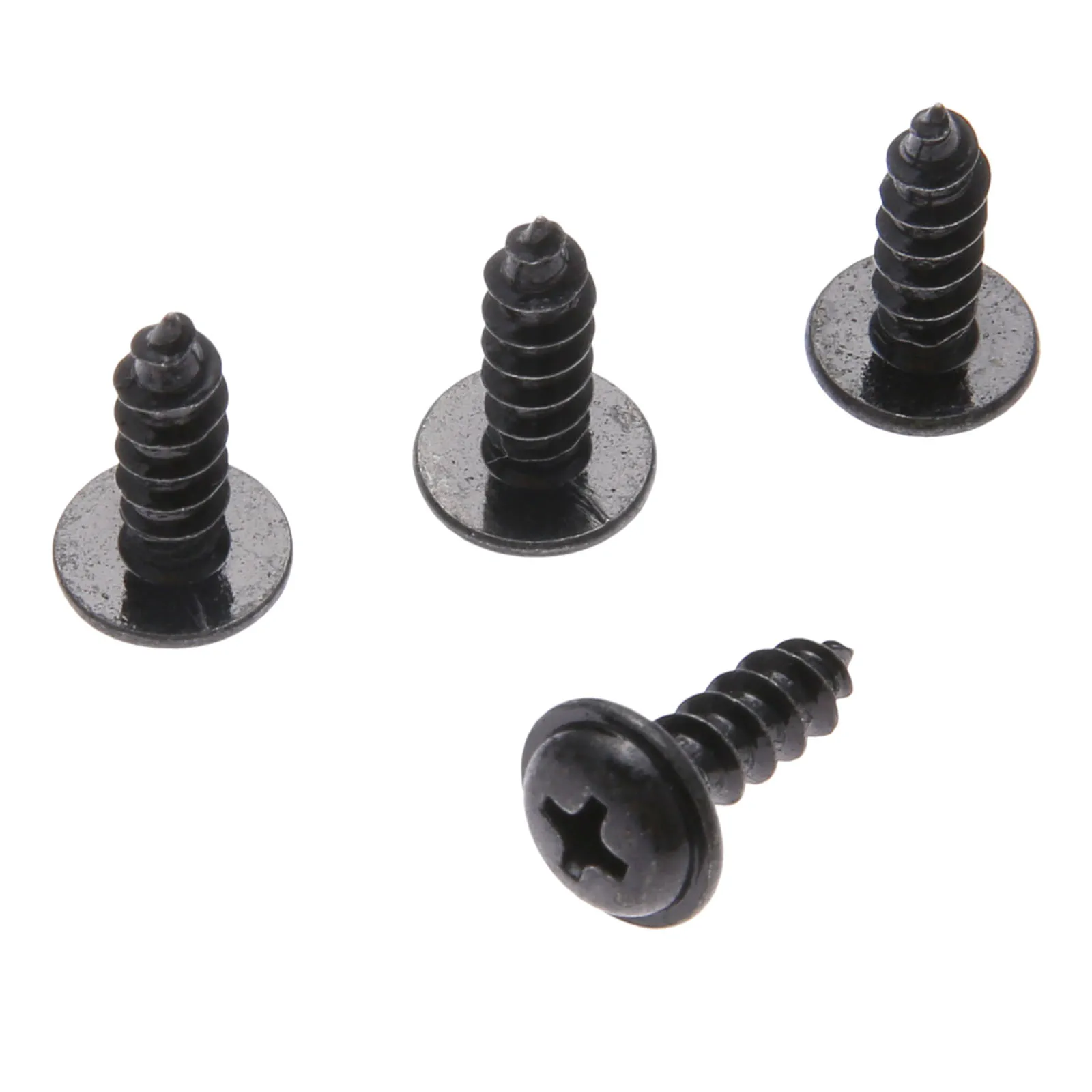 Yetaha 50Pcs Car Self Tapping Screws Bolts Universal Black Clips Fastener For Nissan