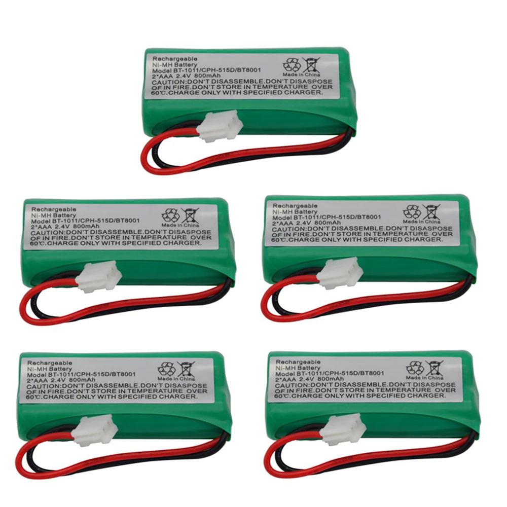 High Quality 2.4V 800mAh Ni-MH Cordless Phone Battery for Uniden BT-1011 BT-1018 BT1011 BT1018 BT-694 US