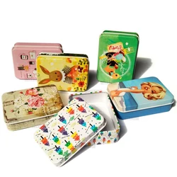 Colorful mini tin Metal box Sealed jar packing boxes jewelry, candy box small storage cans Coin earrings headphones gift box