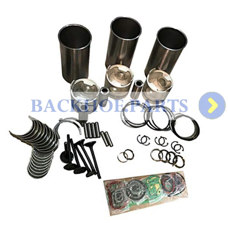 

3TN84RJ Overhaul Rebuild Kit for Yanmar Engine John Deere Tractor 870 955