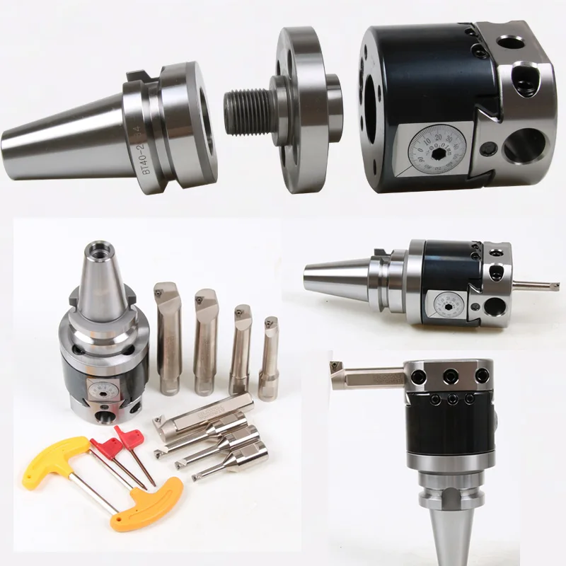 ส่วนลด BT40 NT40 SK40 R8 MT5 MT4 MT3 NBH2084 หัว + 8 pcs 20mm บาร์ rang 8-280mm ชุดเครื่องมือ