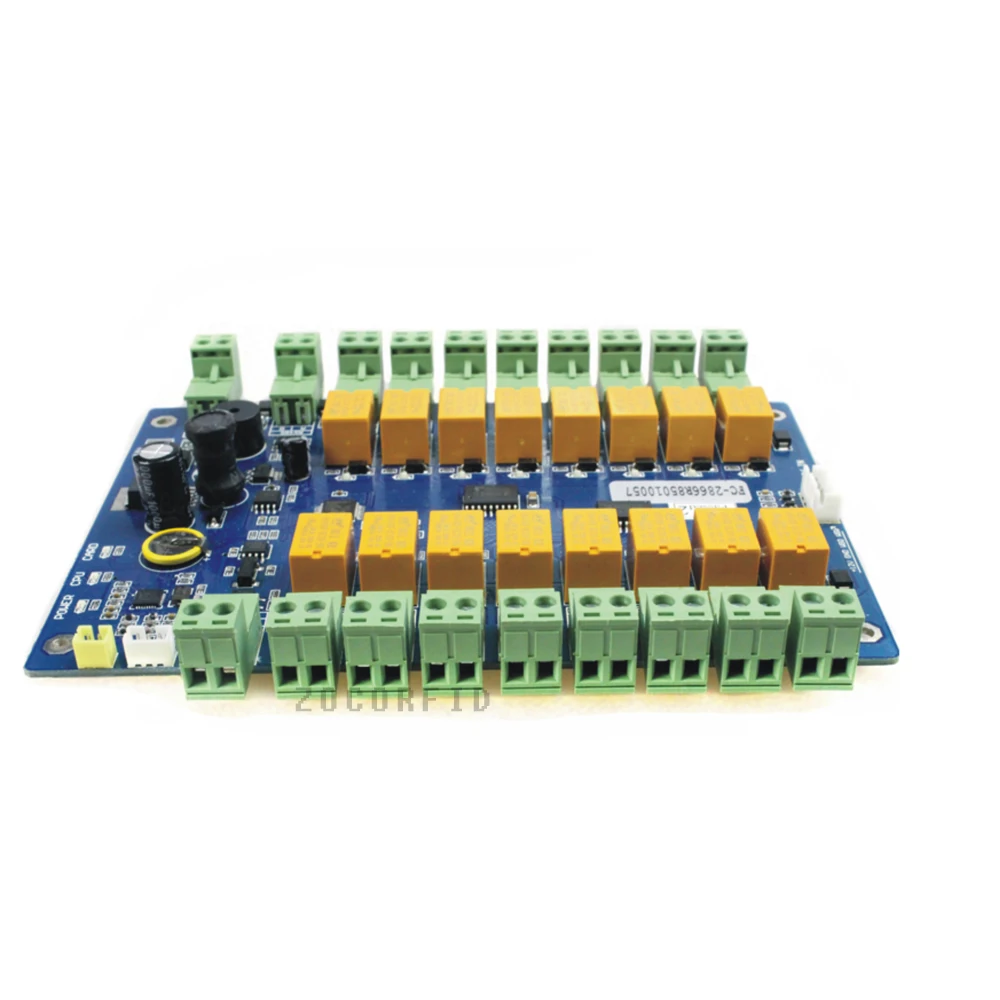 DC12V RFID 13.56MHZ avoid software storage lock Access Control Board Panel Controller for 16 Doors
