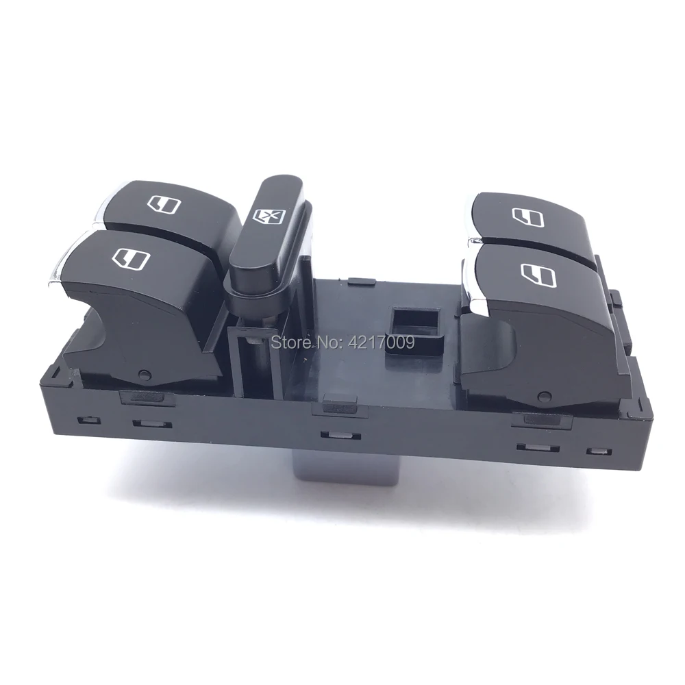 5ND959857 For VW Touran Tiguan Passat B6 B7 CC Golf Mk5 MK6 Jetta III AMAROK Driver Side Master Window Controller Switch Chrome