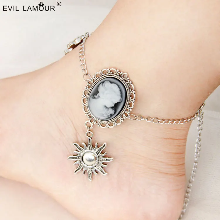 Princess sweet lolita anklets Mix the wind beauty little skull fashion elements and contracted joker more anklets FL - 118