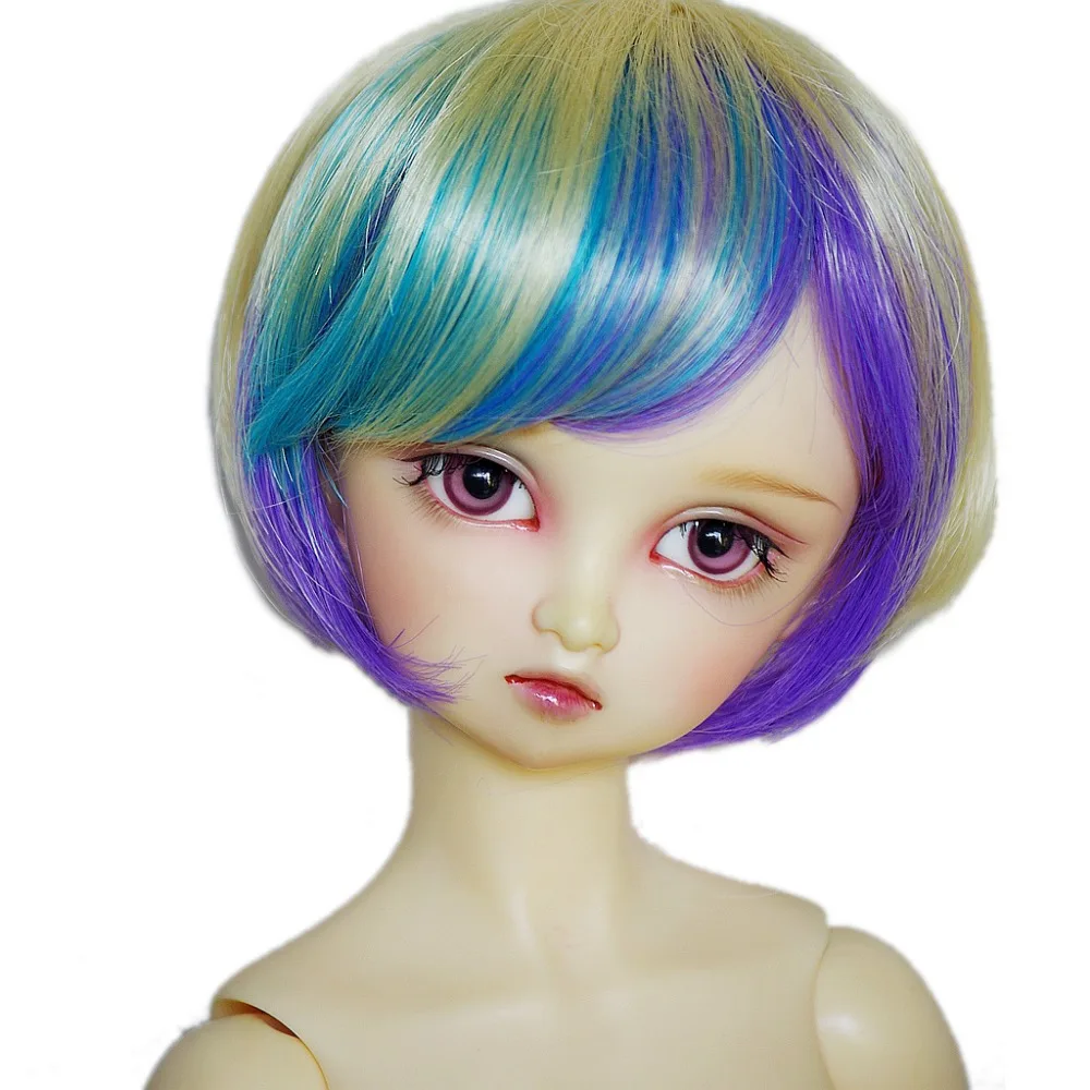 

[wamami] 97# Colorful Short Wig For 1/3 SD AOD DOD DZ BJD Dollfie 8"-9"