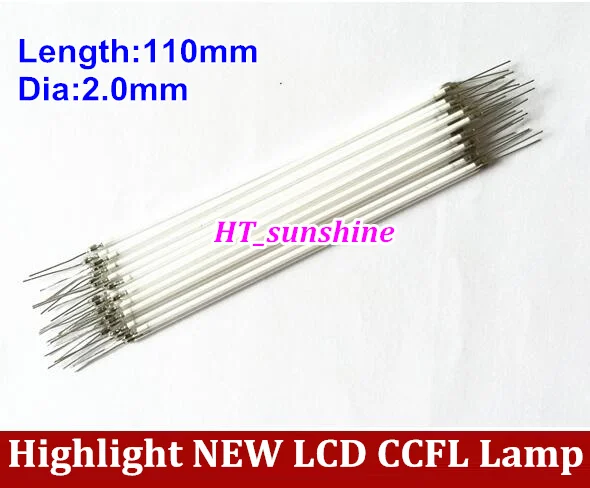 

100PCS Free Shipping CCFL 110 mm * 2.0mm LCD Backlight Lamp 110mm ccfl light