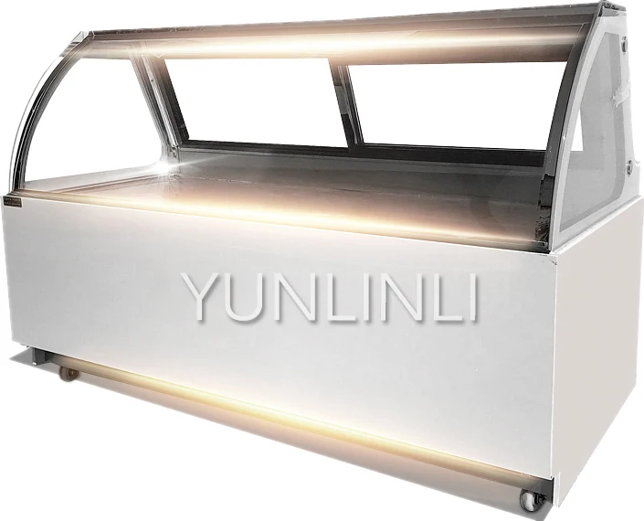 الغذاء الكهربائية الطازجة حفظ خزانة التجارية طعام مطبوخ كعكة عرض الهواء التبريد الوجبات السريعة وجبة خفيفة الطازجة حفظ آلة #1.5m