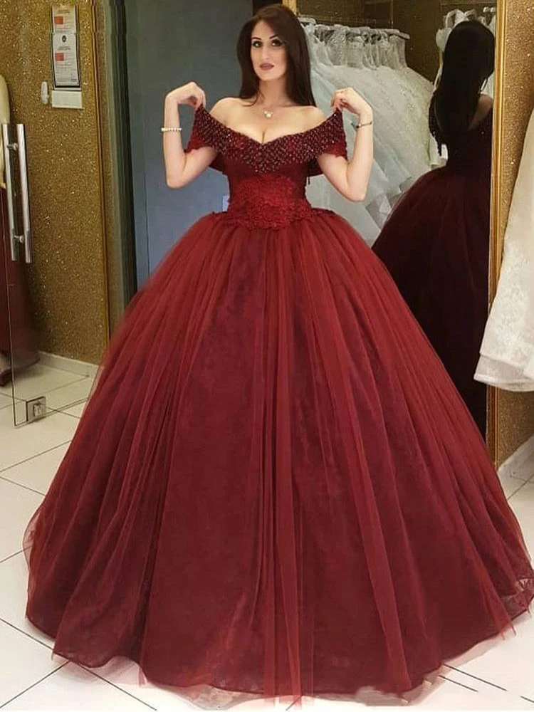 2021 fora do ombro rendas apliques frisado vestido de baile vestidos tule até o chão vestidos de festa quinceanera