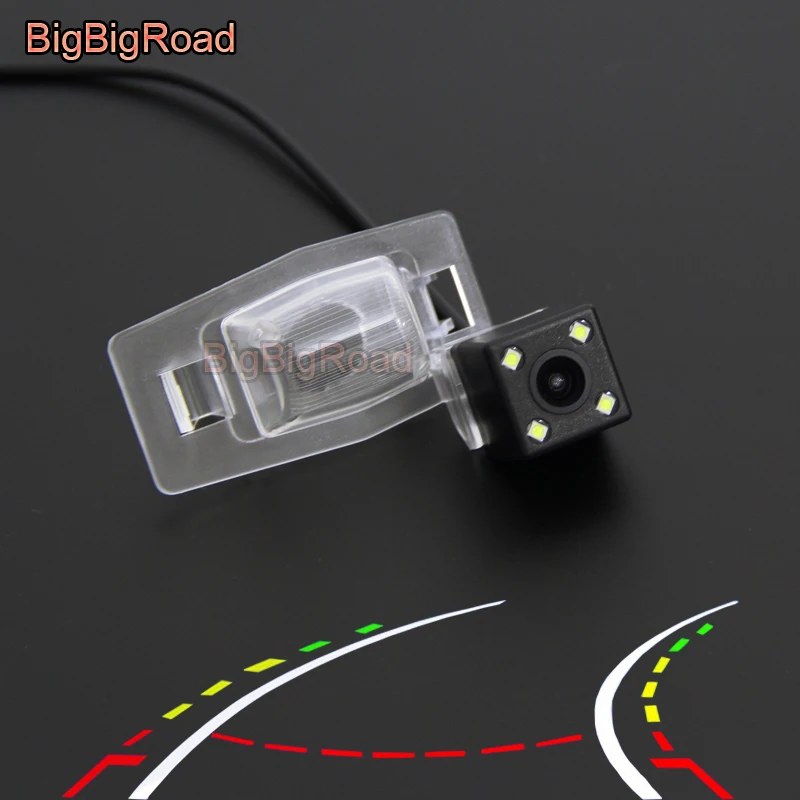 

BigBigRoad Car Intelligent Dynamic Trajectory Tracks Rear View Backup Camera For Mazda MPV 2000-2006 Night Vision Waterproof