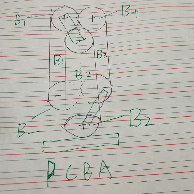 3s Bms1mos elektronarzędzie wkrętak z baterią litową 12V PCB do trójkąta mocy 18650 12.6V