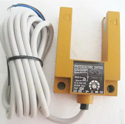 1 PZ Diffuse Tipo Scanalatura Interruttore Fotoelettrico Sensore E3S-GS30E4 NPN NO 3 Fili