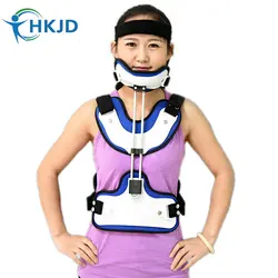 Newest Design Adjustable Medical Brace Cervical Thoracic Orthosis Health Care Product Fixation Stent Free Shipping Via Express