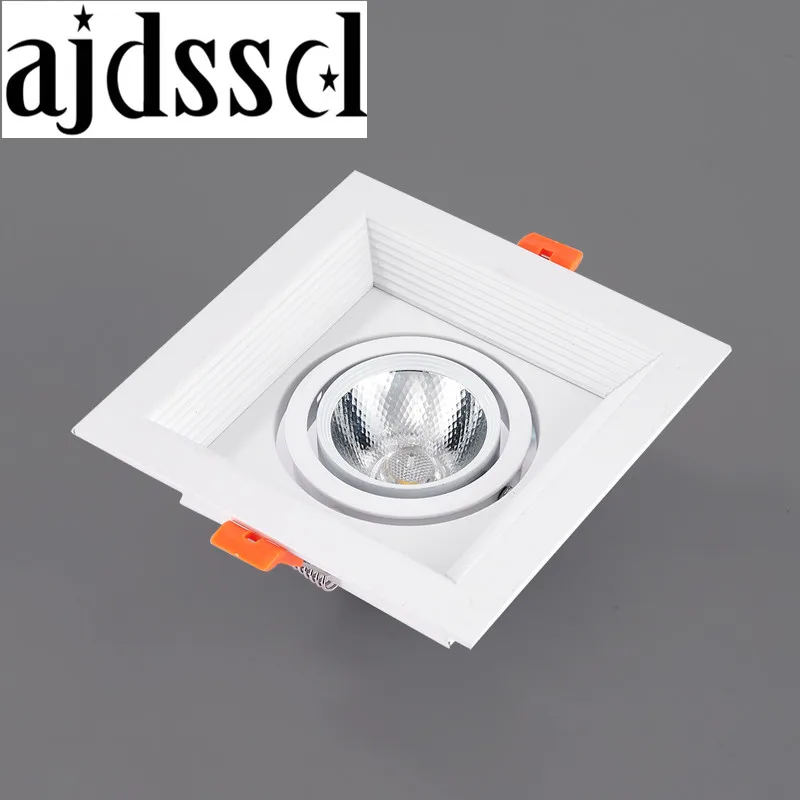 Imagem -03 - Diodo Emissor de Luz Downlight Spot Led Luz de Teto Regulável Ac110v 220 v w 10 20 w Recesso Lâmpada Ponto Luz Led Cob Downlights Alta Qualidade