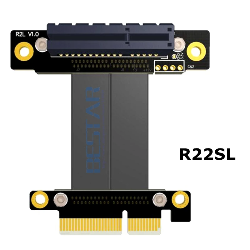 

Riser PCI-E 3,0 pcie 4x male к pcie x4 4 pcie3.0 female левая карта PCI Express