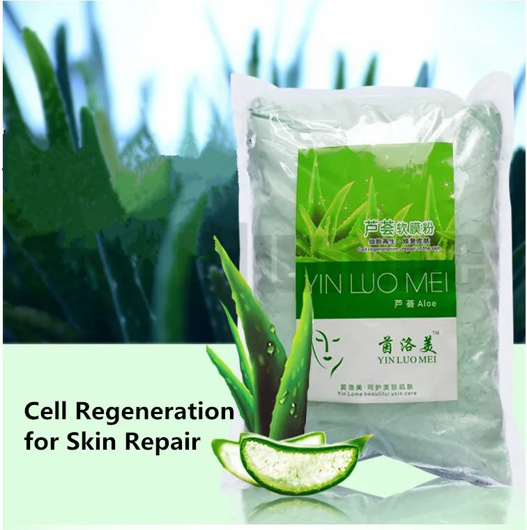 Moisturizing Relaxing Rehabilitating Acne-free Printing Beauty Salon 800g Aloe Vera Modeling Peel Off Soft Film Mask Powder