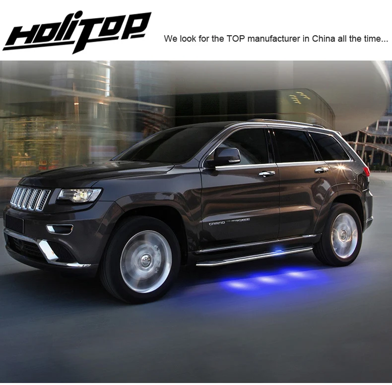 

High-Tech running board side step nerf bar for Jeep Grand Cherokee 2011-2021 , "Luxurious" design, come with "LED light"