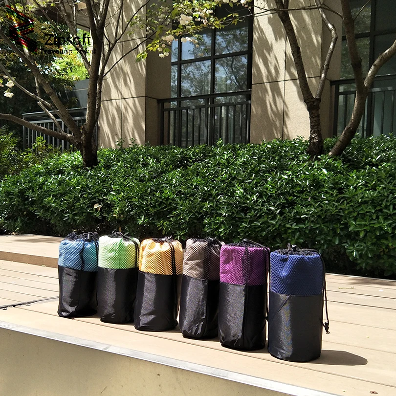 ジッパー付きスポーツタオル,ビーチタオル,マイクロファイバー,生地,メッシュ,速乾性,旅行ブランケット,水泳,キャンプ,ヨガマット