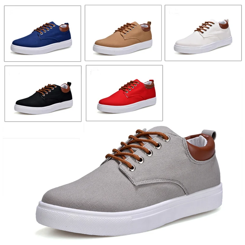 REETENE New Arrival Spring Summer Comfortable Casual Shoes Mens Canvas Shoes For Men Brand Fashion Flat Loafers Shoe