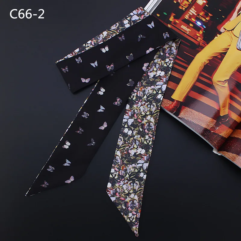 New Design 2023 Geometric Architecture Print Silk Scarf Women Tie Luxury Brand Scarf Bag Ribbons Head Scarf Small Long Scarves