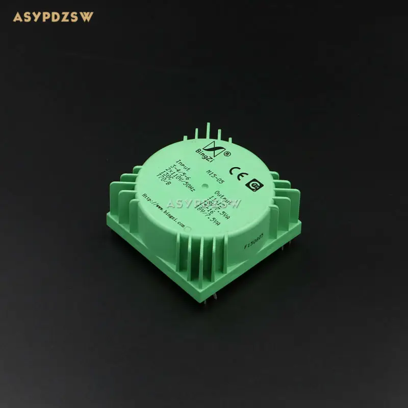 15 ва зеленый квадрат 15 Вт герметичный тороидальный трансформатор M15-05 выходное напряжение переменного тока двойной 18 в (2*18 в)