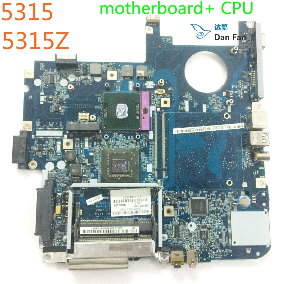 

MBALD02001 For ACER Aspire 5315 5715 5315Z 5715Z Laptop Motherboard ICL50 LA-3551P Mainboard 100%tested fully work