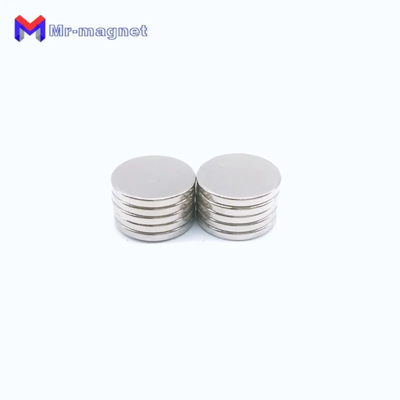 200pcs Lot Small Neodymium Magnets Thin Disk N35 Craft Refrigerator Diy Magnetic Materials 15 mm Diameter thickness 2 mm 15x2 mm