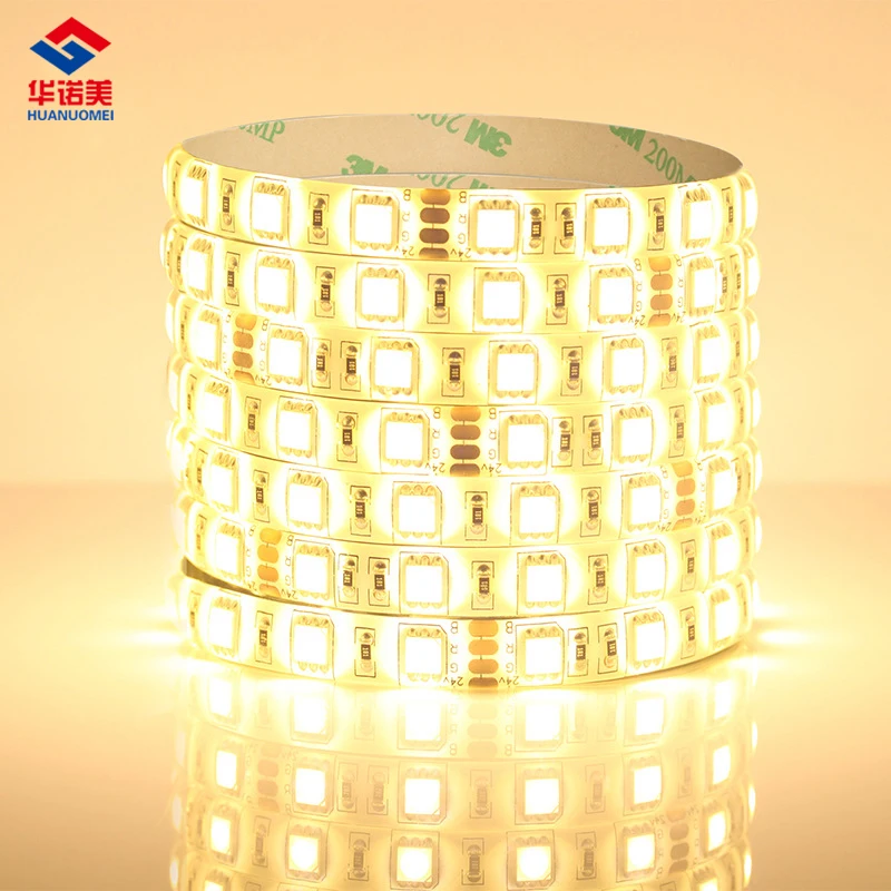 

Светодиодная лента 24 в 5050 SMD 60 светодиодов/м 5 м/рулон гибкая лента TV светильник White PCB Waterproof IP65 красный/синий/зеленый/желтый/белый и т. д.
