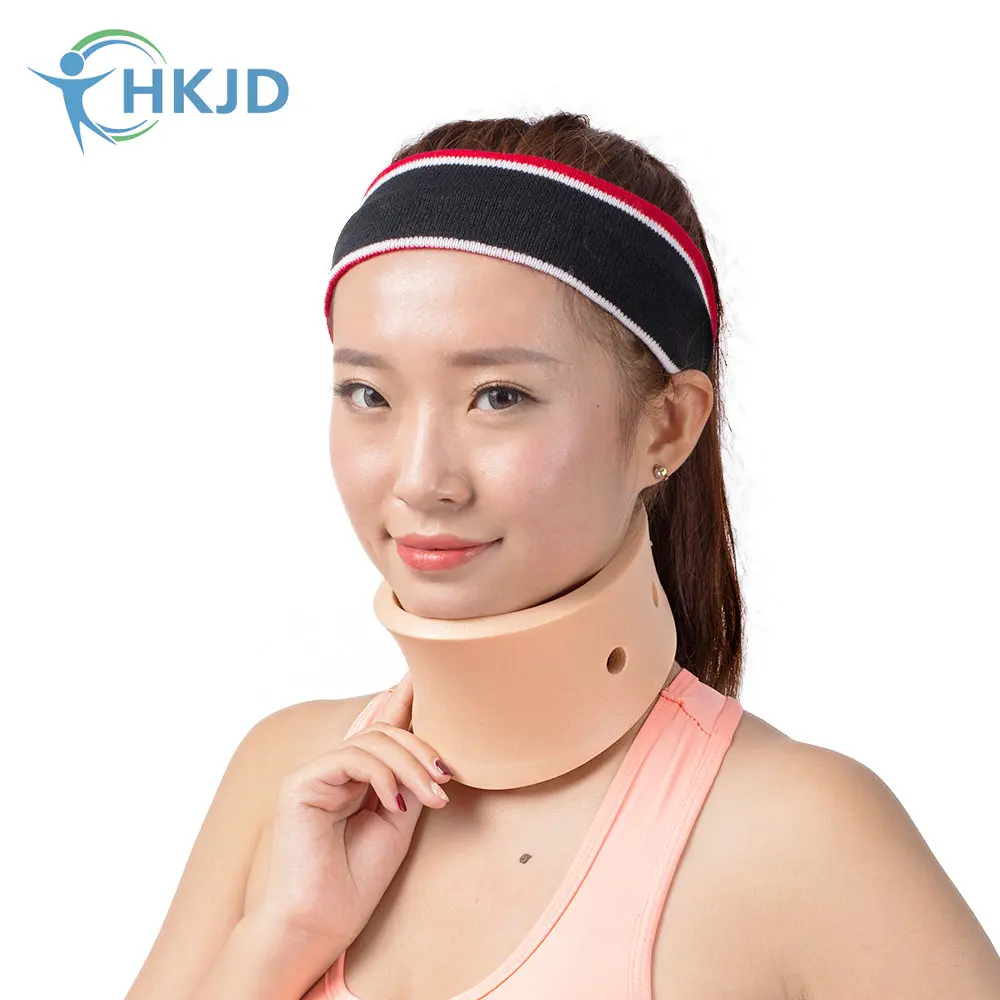 Imported Polymer England Stiff Foam Cervical Collar Neck Support Brace Cervical Spine Neck Traction Device High Quality  HK-A008