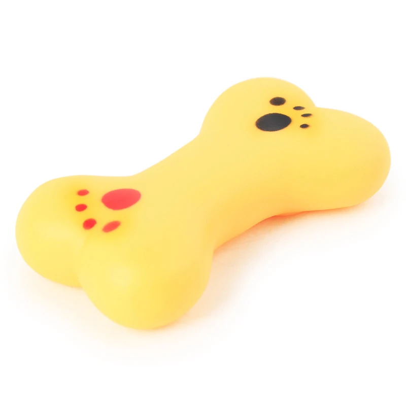 Cute Bone Dog Cat Toy Chew Treat Holder Tooth Cleaning Squeak Toys Dog Puppy Training Interactive Pet Supplies for Poodle