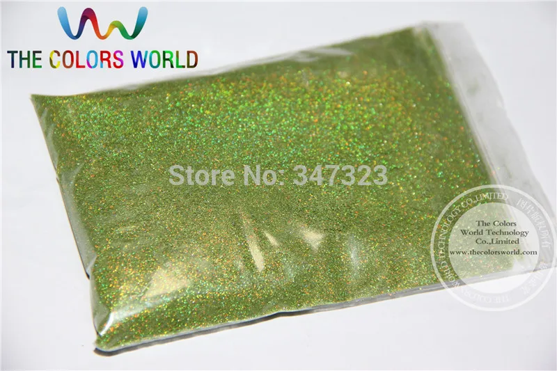 

TCA601 0.05mm 002 specular Holographic Apple Green Color Glitter powder Multichrome luster for nail,tatto art decoration