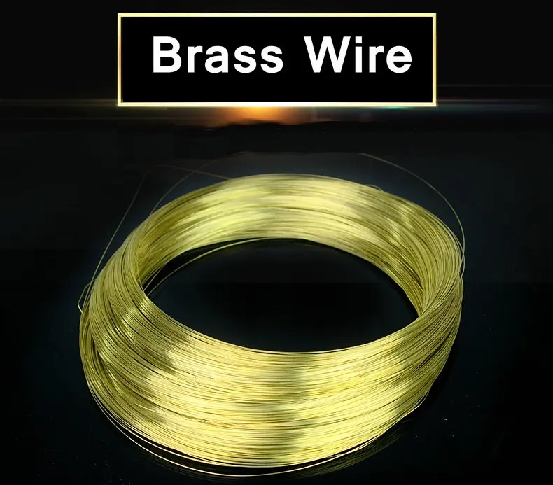 Brass Wire Diameter 0.5mm 0.6mm 0.8mm 20meter Long for DIY Model Material Make Shape Metal Wire Brass Bar