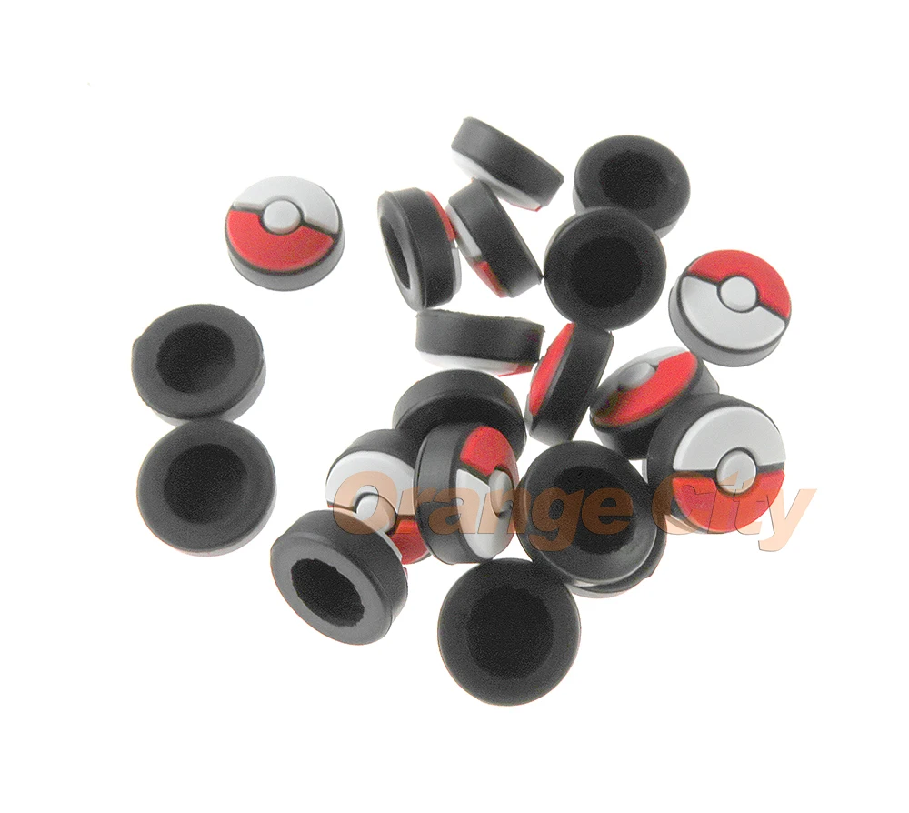 10pcs Cap Skin Silicone Analog Thumb Stick Grips Caps for Nintend Switch Poke Ball Sticks Cap Cover