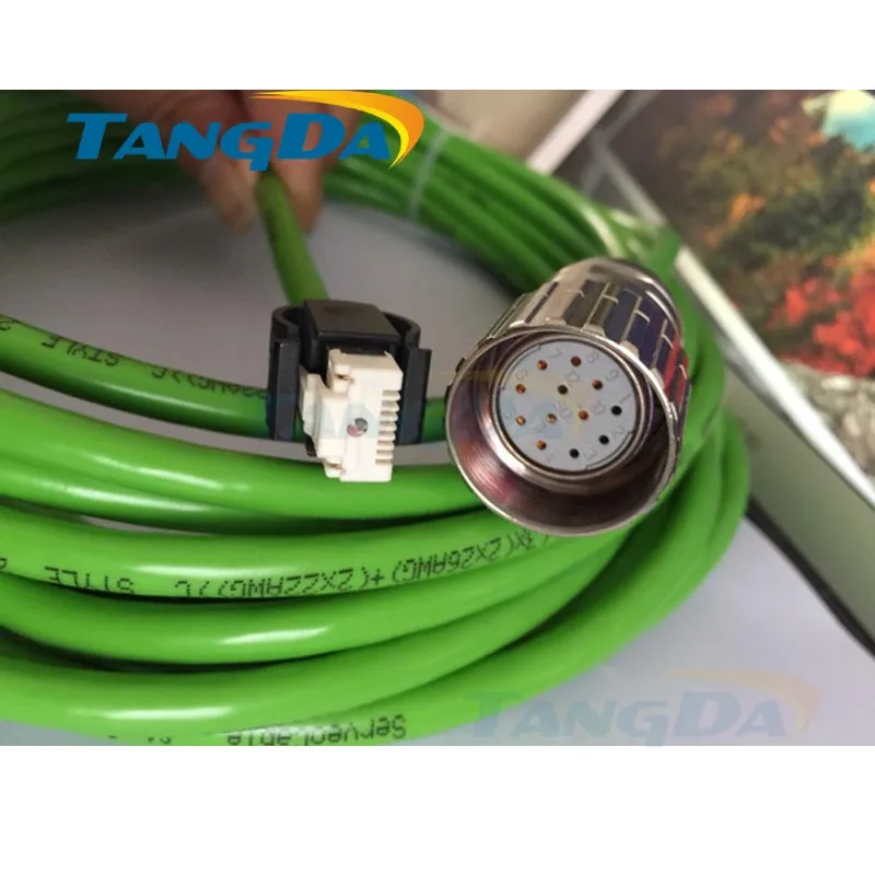 Tangda Servo motor code line series connection wire Cable 5 meters VW3M8102R30 VW3M8102R100 LXM32