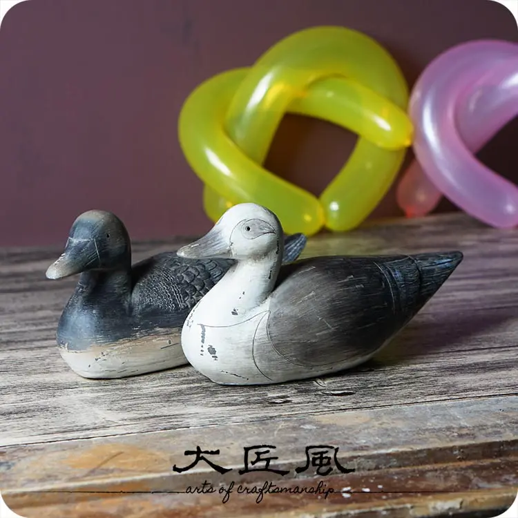 A large rural living room decoration designers wind wind sculpture ornaments Yuanyang American wedding gift gift mallard