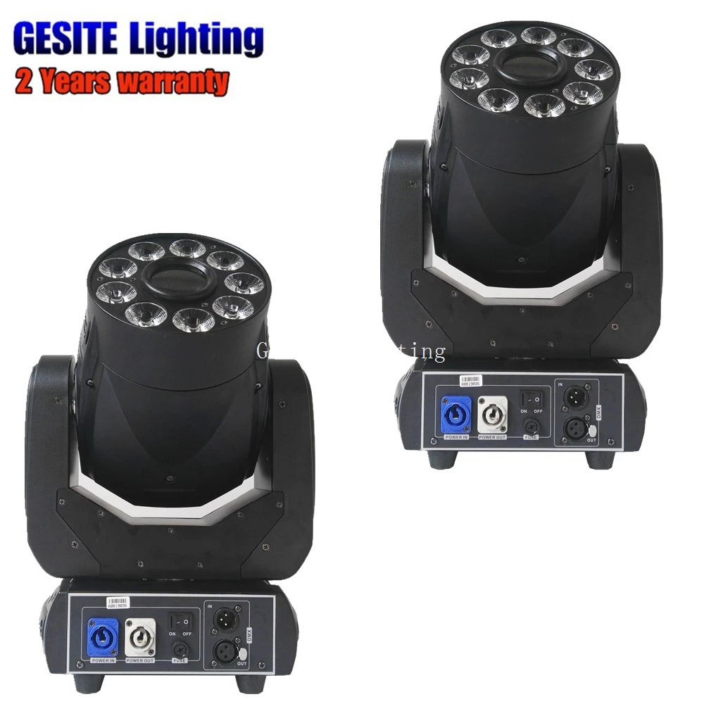 

New Design 75W White +9*18W RGBWAP 6IN1 LED moving head Light (Spot+Wash)