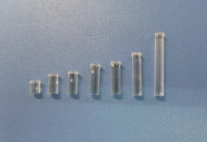 100 szt. Przezroczysty kolor 2,54 MM-15 MM RURA ŚWIATŁA DO 3 MM diody LED LED Tube Klosz Wymień PLP2