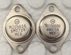 MJ15024G MJ15025G MJ15024 MJ15025 TO-3  ORIGINAL Transistor  10PCS/LOT 5+5 Free Shipping