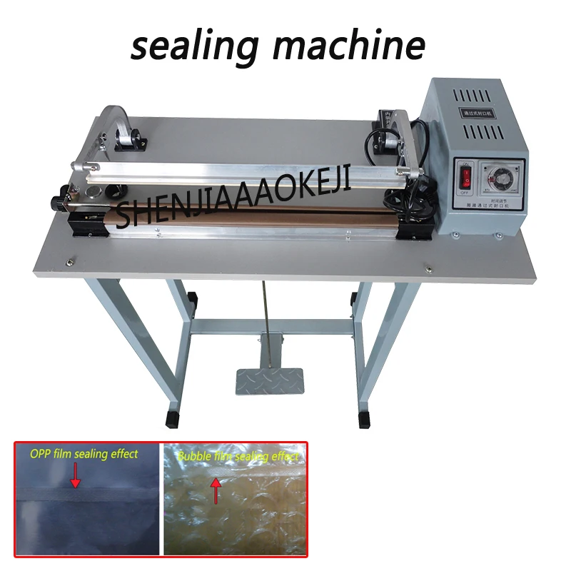 1PC SF-400 Foot Pedal Impulse Plastic Bags Sealer Heat Package Sealing Machine Shrinking Equipment Economic Packaging Tool 220V