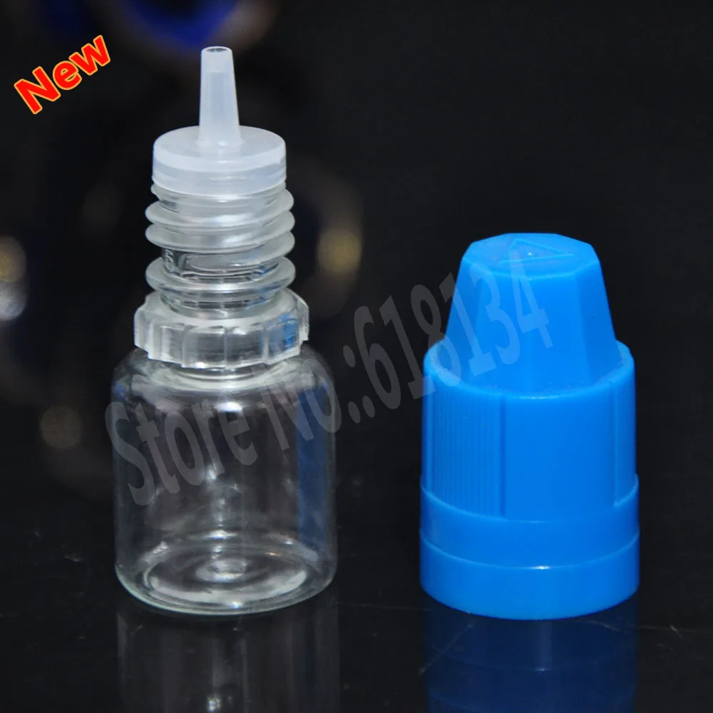 Wholesale 15000pcs 5ml PET clear dropper bottle , sample bottle for liquids