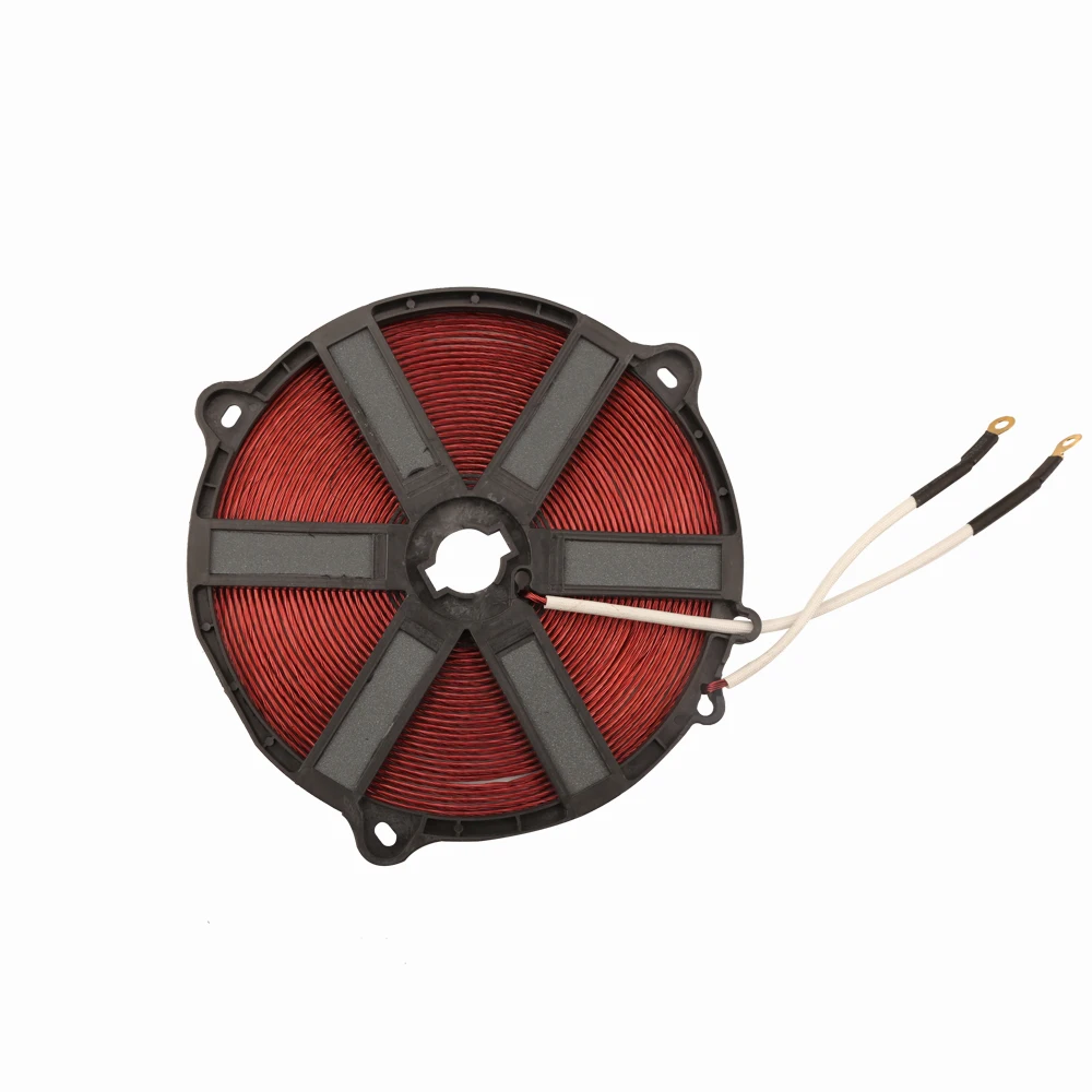 T16 1500W 165mm heat coil,enamelled aluminium wire induction heating coil panel ,induction cooker accessory