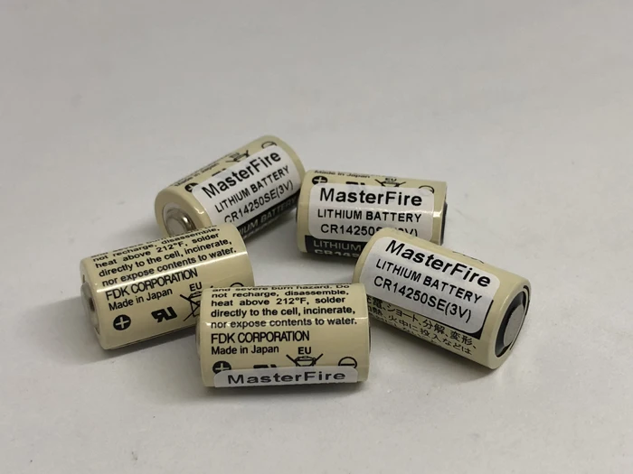 MasterFire 8pcs/lot Original CR14250SE(3V) CR14250SE CR14250 3V 1800mah Industrial Lithium Battery PLC Batteries For FDK