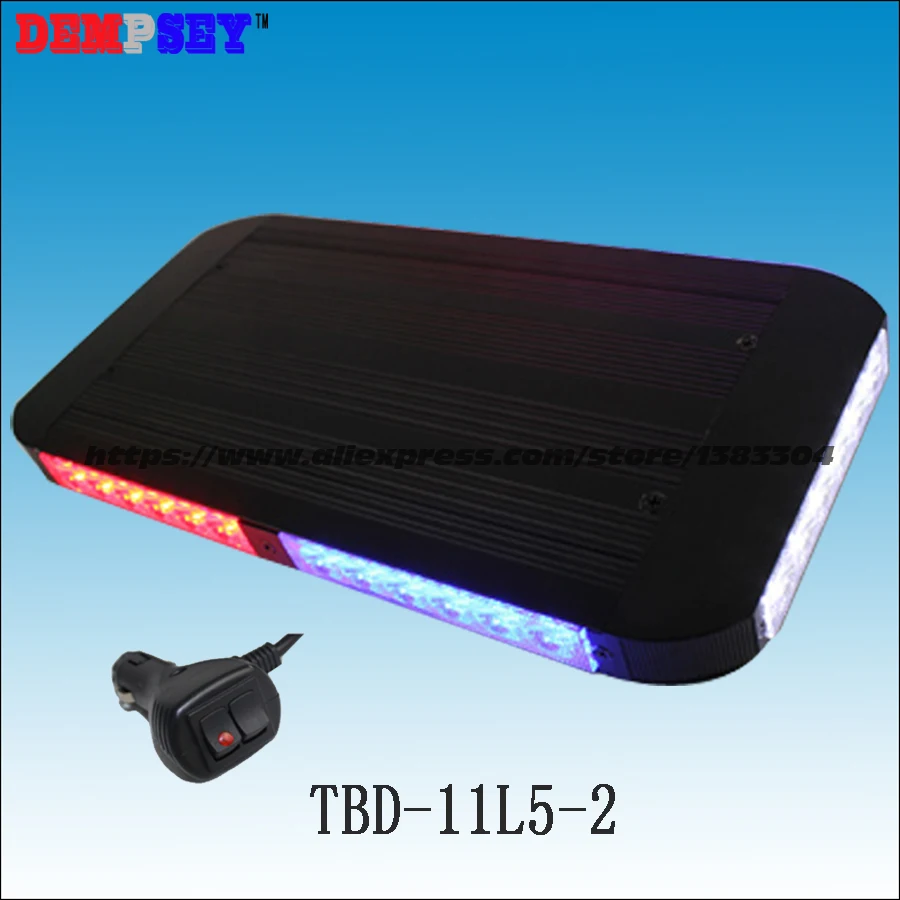 

Free shipping!TBD-11L5 High quality LED mini lightbar,blue&red police light,DC12V Car Flashing warning light,cigar light switch