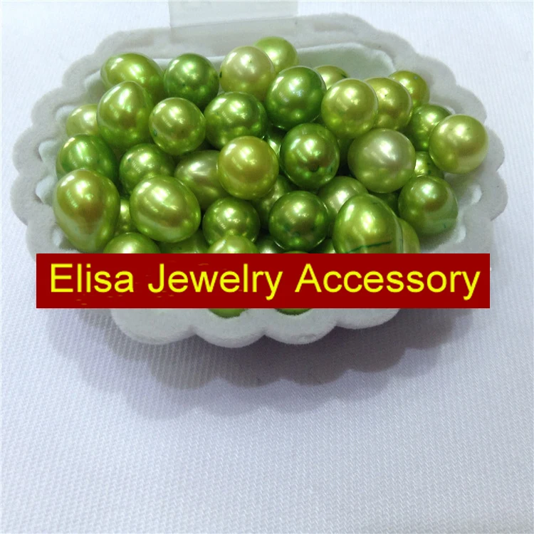 7-8mm Waterdrop Shape Natural Loose Pearl(Without Oyster) Dyed Color 30 Pcs/lot Hot Pink/Bright Red/Light Green/Blue Color