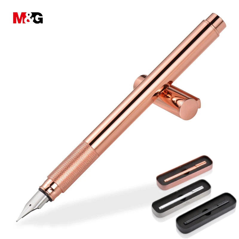 M&G metal fountain pen for school supplies elegant stationery office high quality luxury gift pens for writing